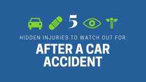 5 hidden car accident injuries