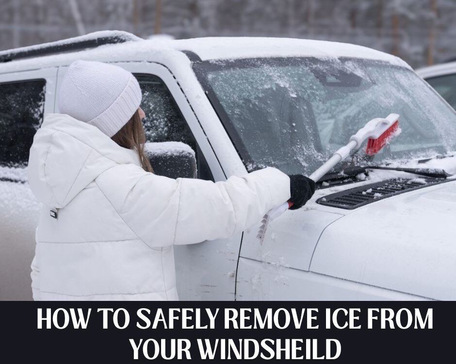 Safely Remove Ice from Windshields